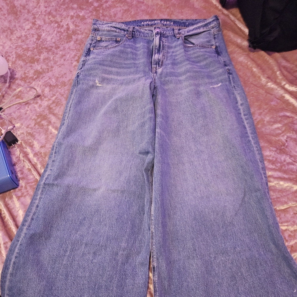 Really wide legged  jeans